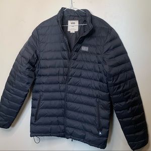 Vans puffer zip up light weight
